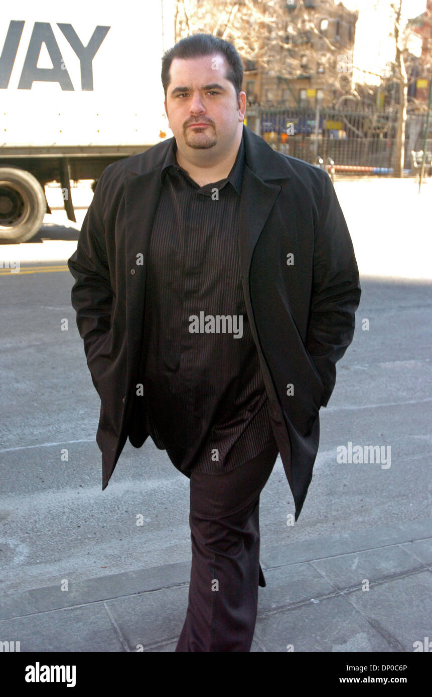 Mar 07, 2006; Manhattan, New York, USA; PETER GOTTI arrives to his brother  John Gotti Jr.'s retrial at Manhattan Federal Court. John Gotti Jr. is  charged with racketeering and plotting the 1992