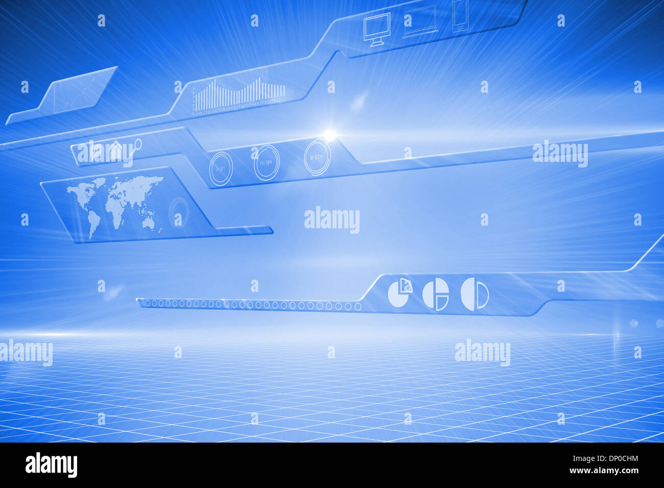 Graph futuristic interface hi-res stock photography and images - Alamy