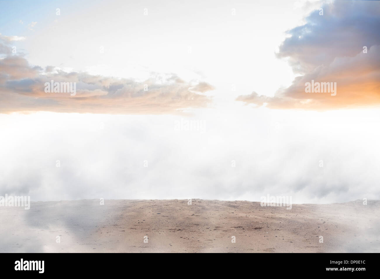 Misty landscape Stock Photo