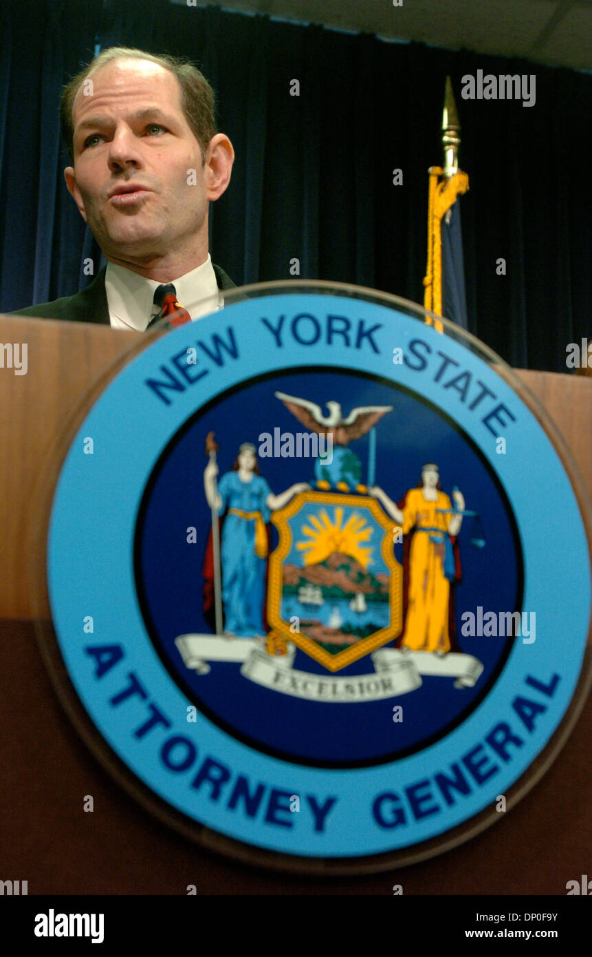 Mar 15, 2006; Manhattan, New York, USA; New York State Attorney General