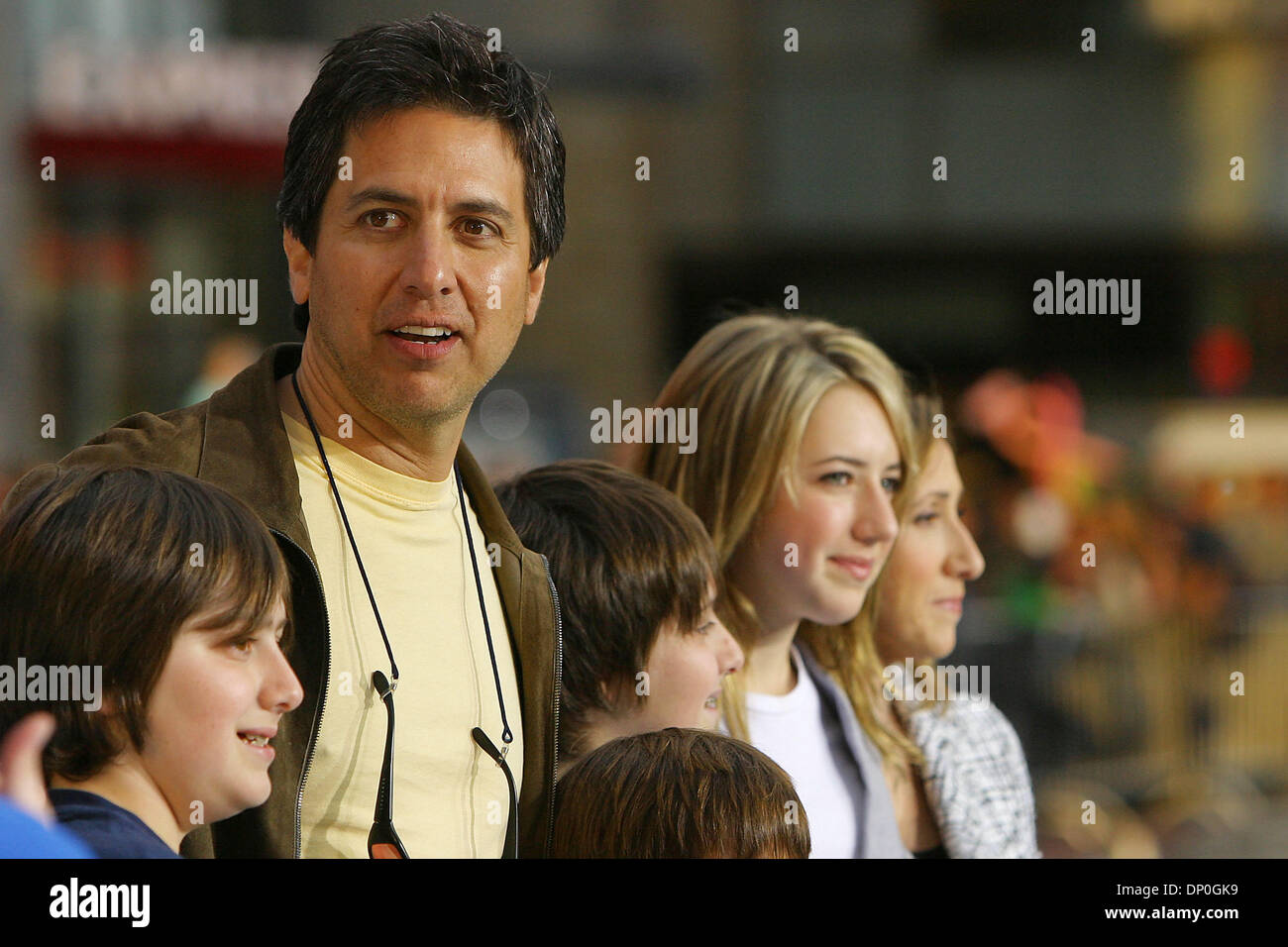 Mar 19, 2006; Hollywood, CA, USA; RAY ROMANO and family during arrivals at the Hollywood premiere of 'Ice Age: The Meltdown' held at the Mann Grauman Chinese Theater. Mandatory Credit: Photo by Jerome Ware/ZUMA Press. (©) Copyright 2006 by Jerome Ware Stock Photo