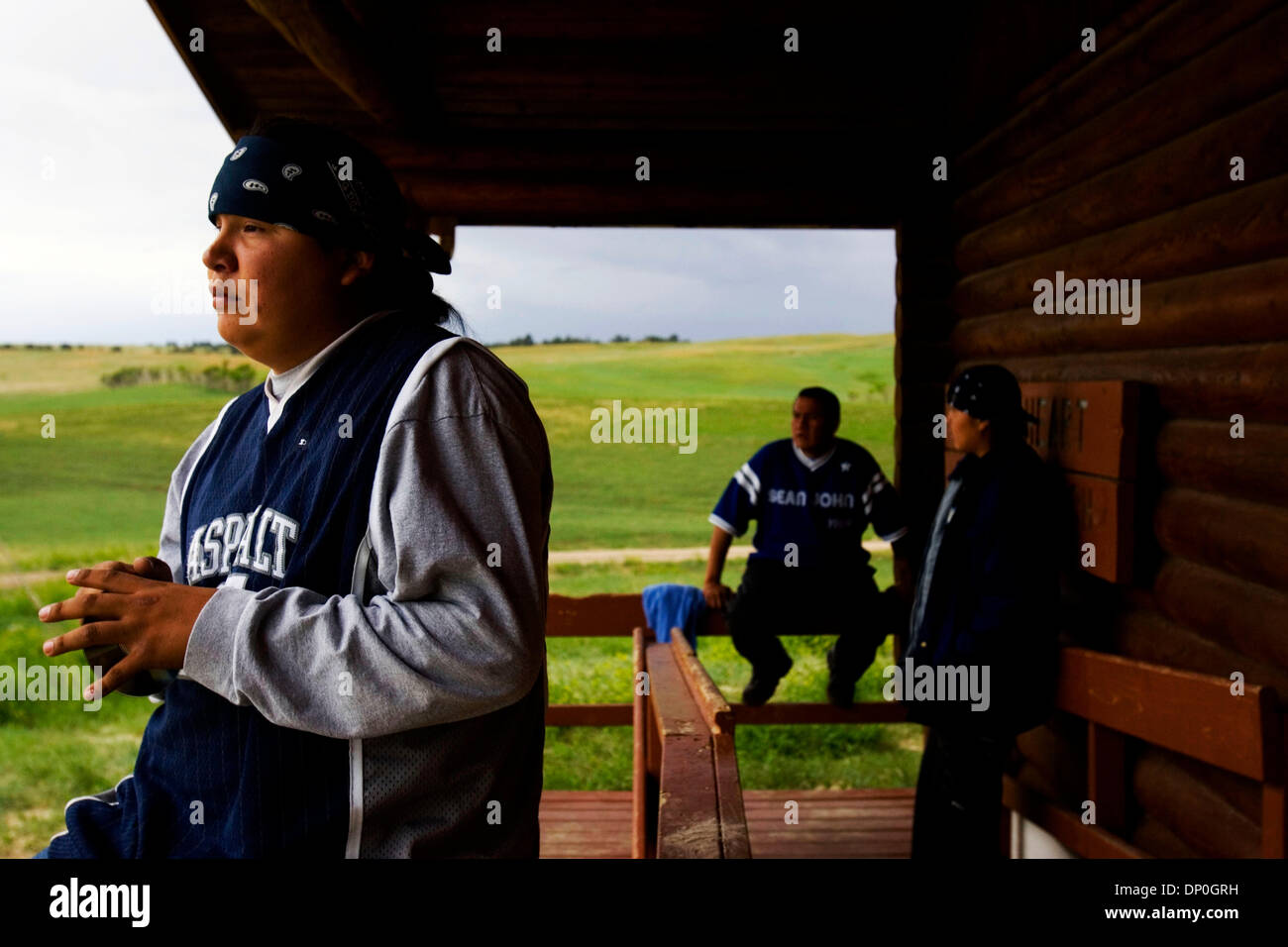 Oct. 12, 2006 Manderson, South Dakota, U.S. BEN CHEYENNE looks out