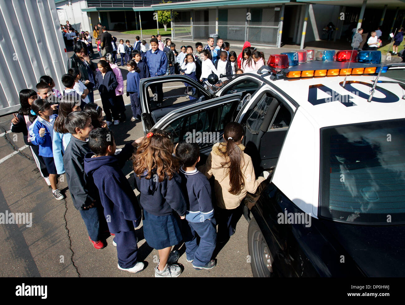 Mar 21, 2006; National City, CA, USA; Students from El Toyon Elementary