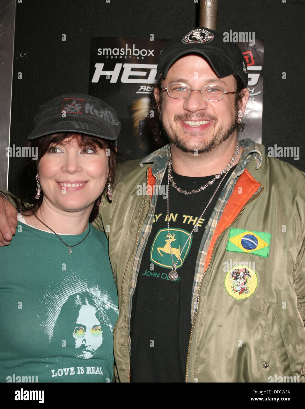 Apr 03, 2006; Los Angeles, CA, USA;  Actor JOSEPH D. REITMAN and Actress ANNIE DUKE at the 'Hedwig and The Angry Inch'  Special VIP Viewing Starring Donovan Leitch and Bijou Phillips, presented by Smashbox Cosmetics and The Roxy Theatre, held at the Roxy Theatre, Hollywood. Mandatory Credit: Photo by Paul Fenton/KPA/ZUMA Press. (©) Copyright 2006 by Paul Fenton Stock Photo