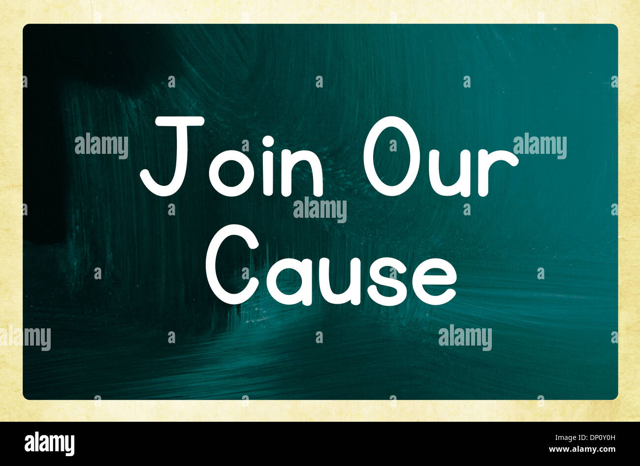 join our cause concept Stock Photo