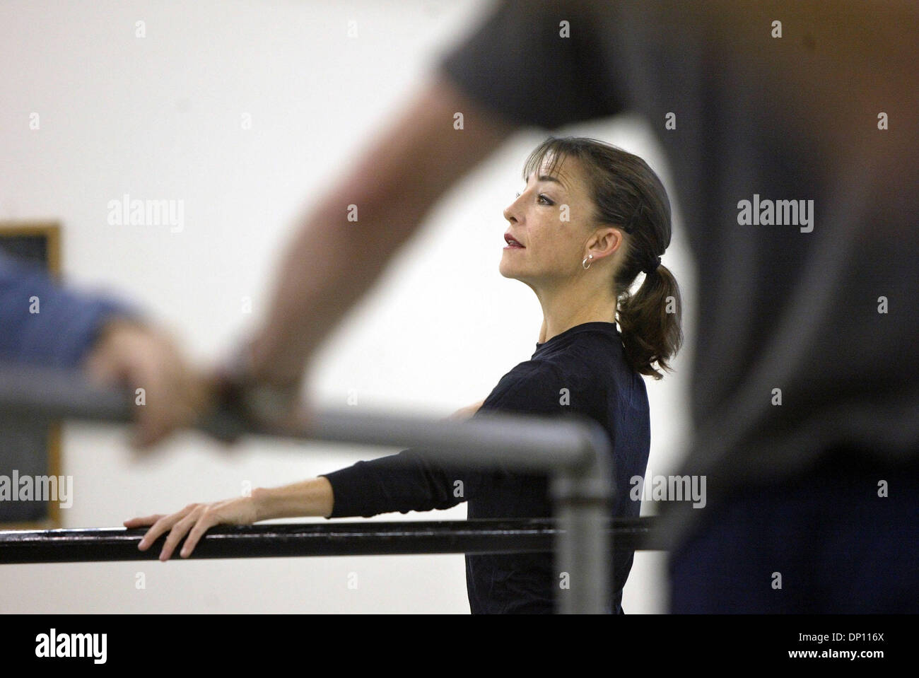 Apr 11, 2006; West Palm Beach, FL, USA; Jennifer Cole, a dancer who has been with Ballet Florida since the company's inception 20 years ago. These shots are during rehearsal.  Mandatory Credit: Photo by Taylor Jones/Palm Beach Post /ZUMA Press. (©) Copyright 2006 by Palm Beach Post Stock Photo