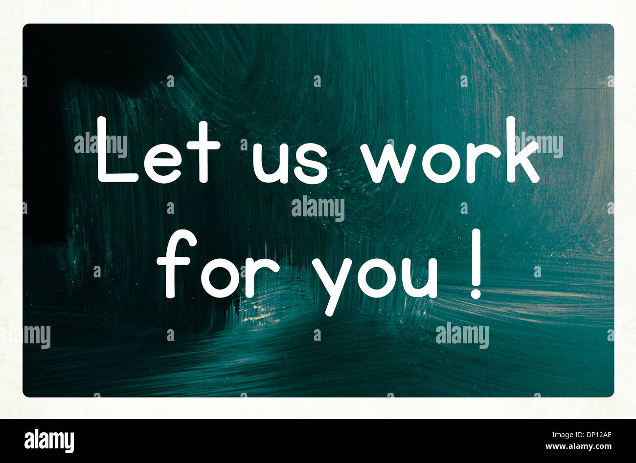 Let us work hi-res stock photography and images - Alamy