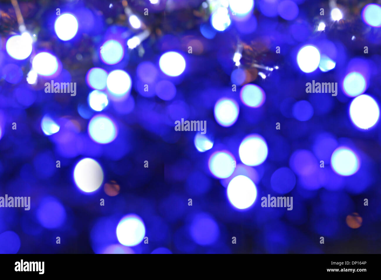 Blue light bokeh abstract background Stock Photo - Alamy