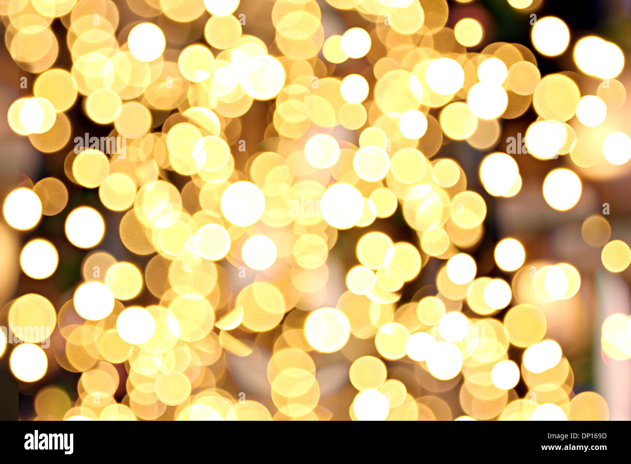 Abstract golden bokeh of background Stock Photo Alamy