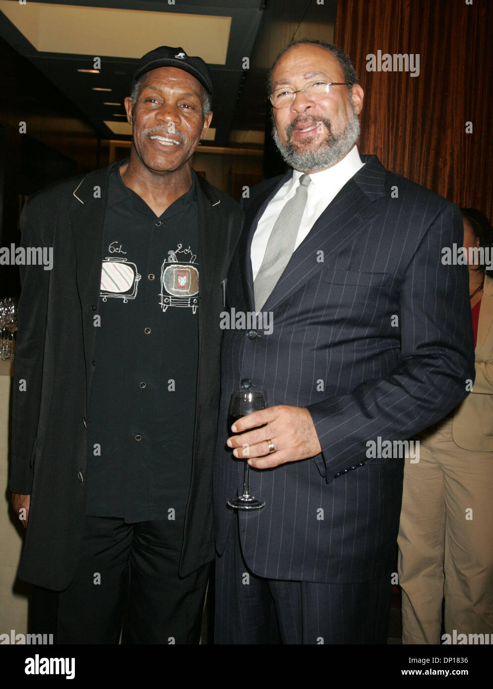 Apr 24, 2006; New York, NY, USA; Actor DANNY GLOVER and Time Warner's