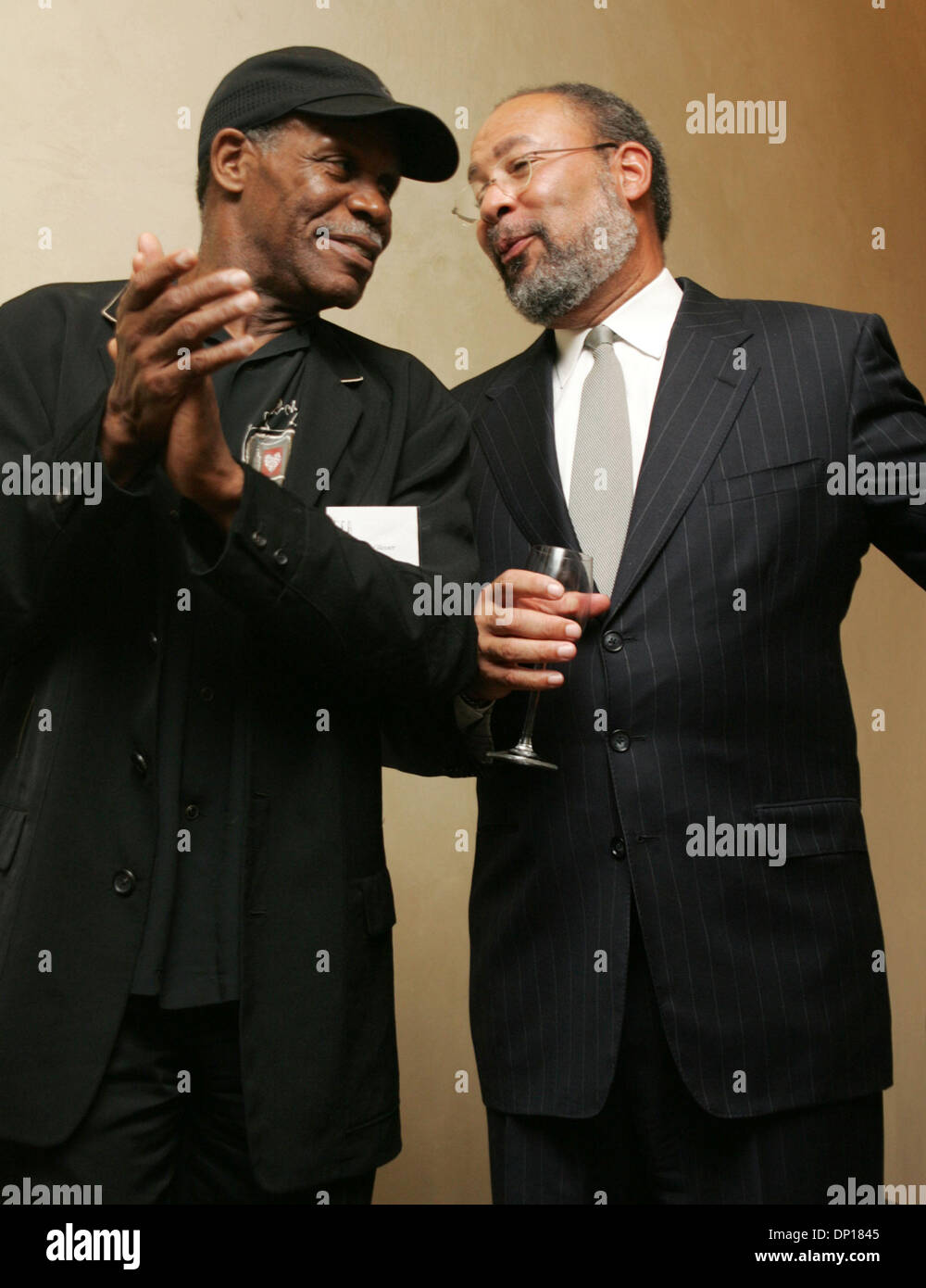 Apr 24, 2006; New York, NY, USA; Actor DANNY GLOVER and Time Warner's