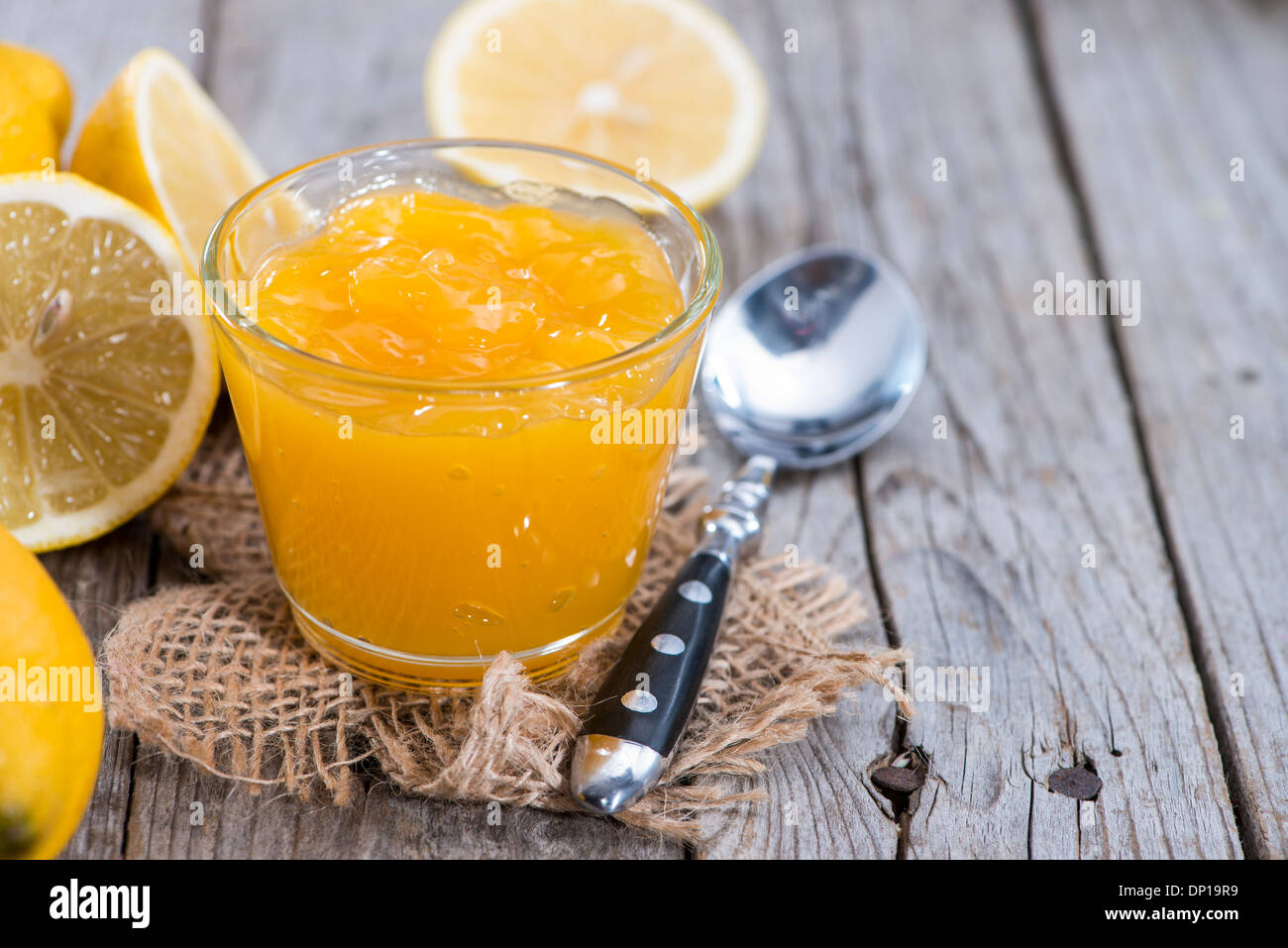 Lemon Jam with fresh fruits Stock Photo Alamy