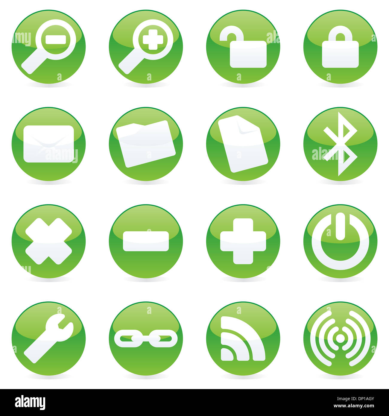 vector illustration of isolated internet icons Stock Photo - Alamy