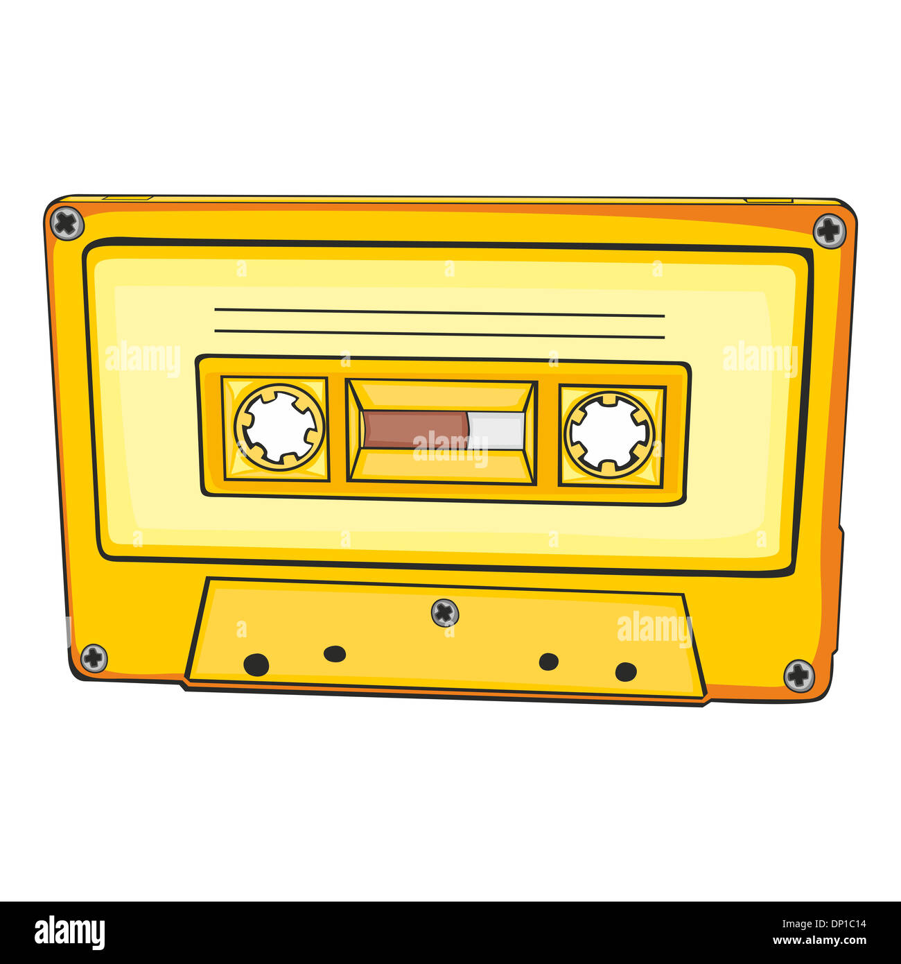 vector illustration of isolated audio cassette Stock Photo - Alamy