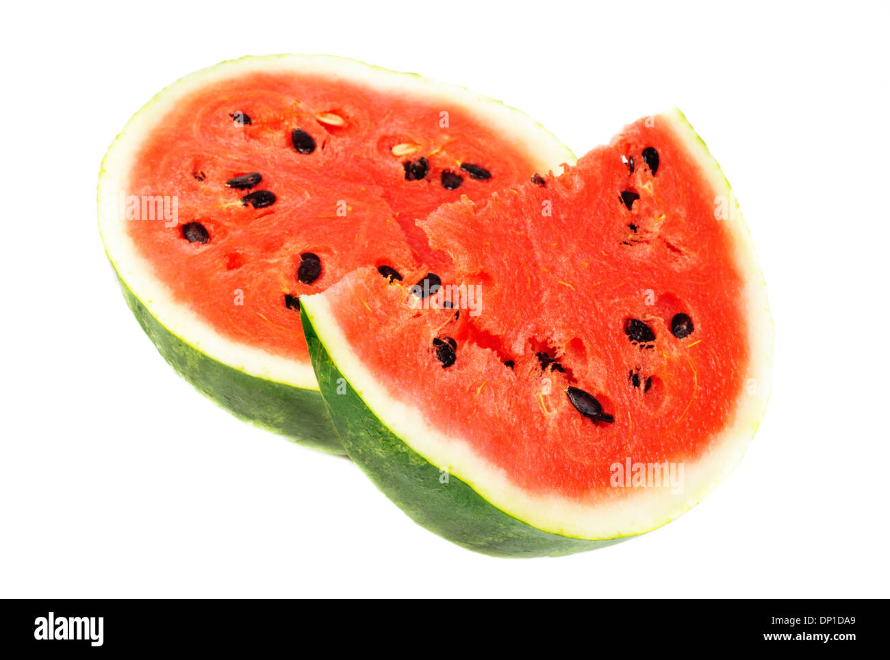 slice of watermelon isolated on white background Stock Photo - Alamy