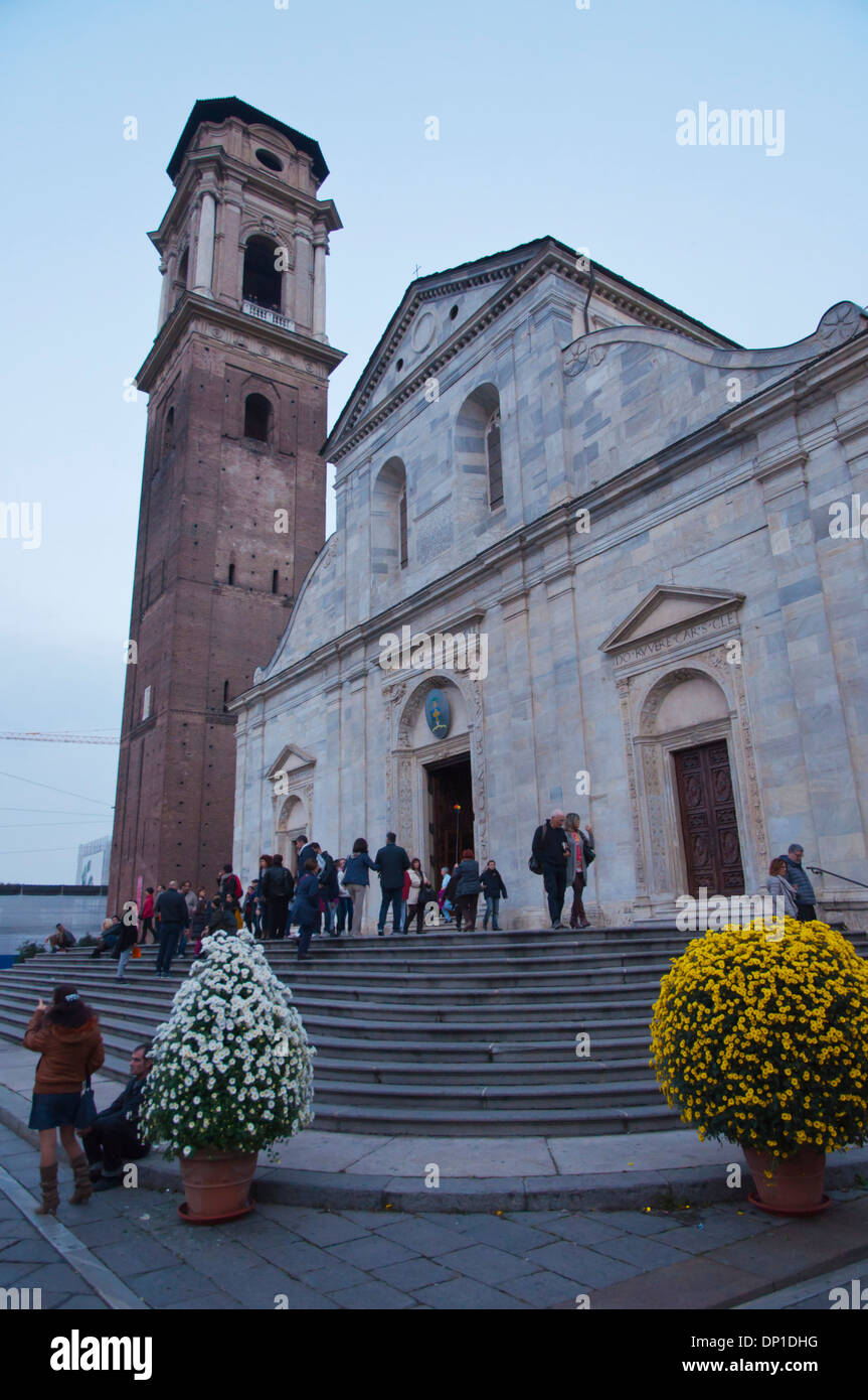 Duomo di San Giovanni battista church Turin city Piedmont region northern Italy Europe Stock Photo