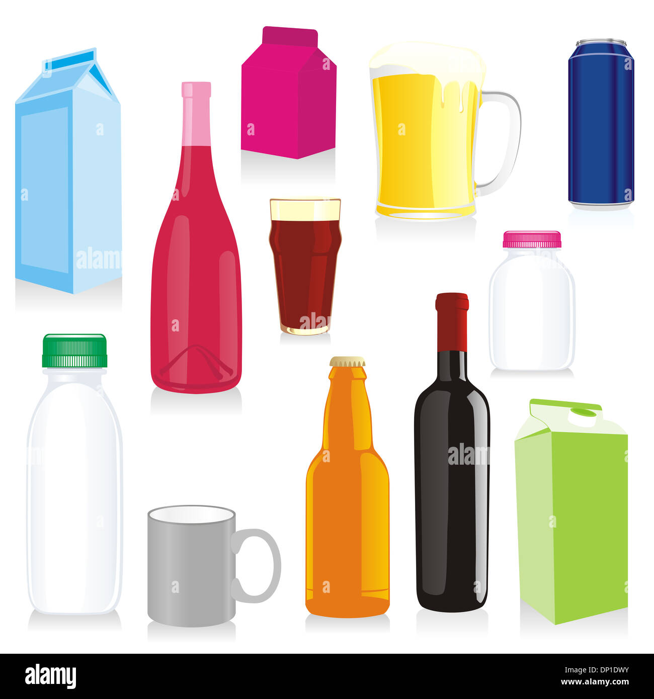 isolated drink containers Stock Photo Alamy