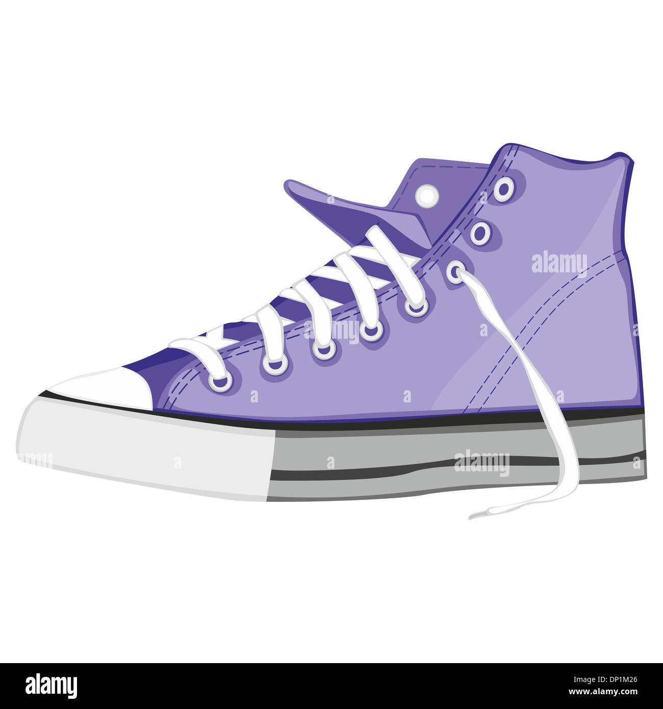vector illustration of isolated shoes Stock Photo - Alamy