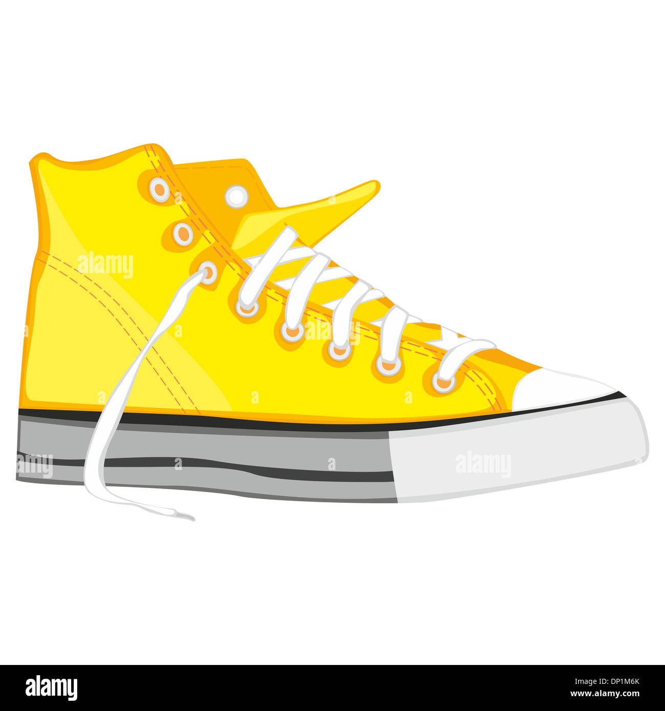 vector illustration of isolated shoes Stock Photo - Alamy