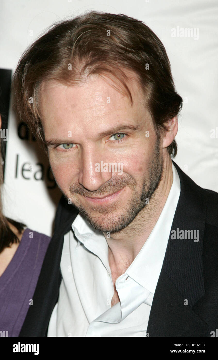 May 05, 2006; New York, NY, USA; Actor RALPH FIENNES at the arrivals ...