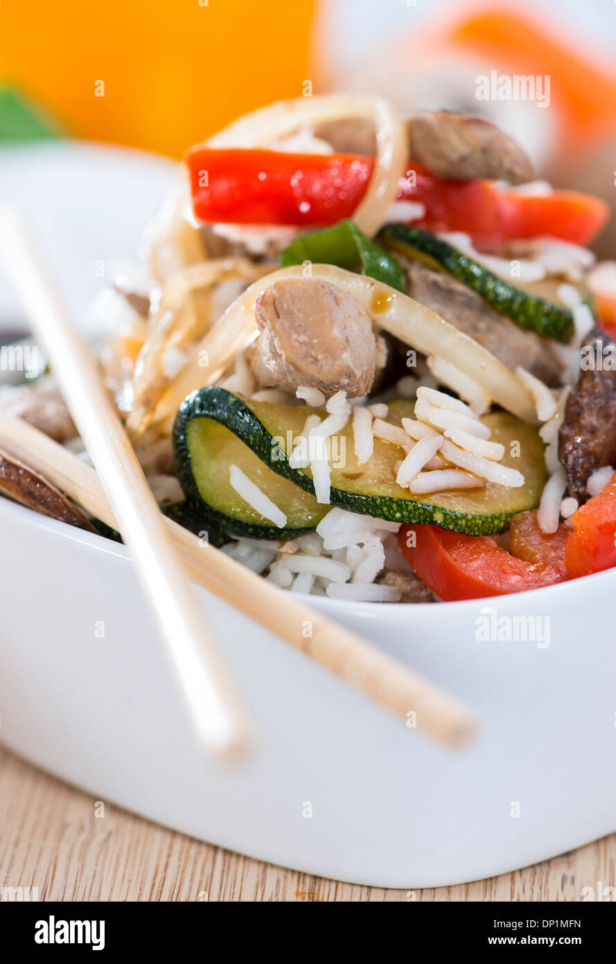 Vegetable Sources And Rice Raw rice and vegetables hi-res stock photography and images - Alamy