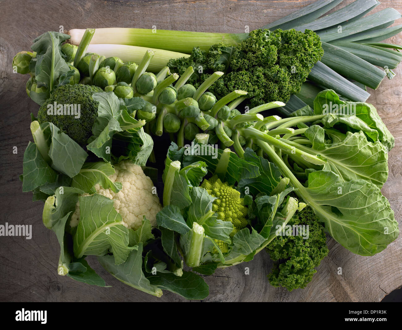 green leaf vegetables Stock Photo