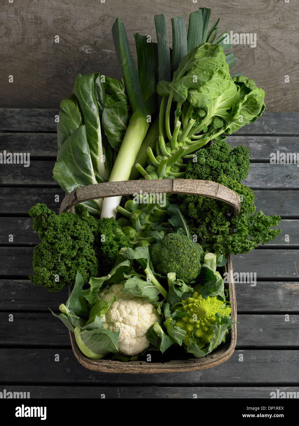 green leaf vegetables Stock Photo