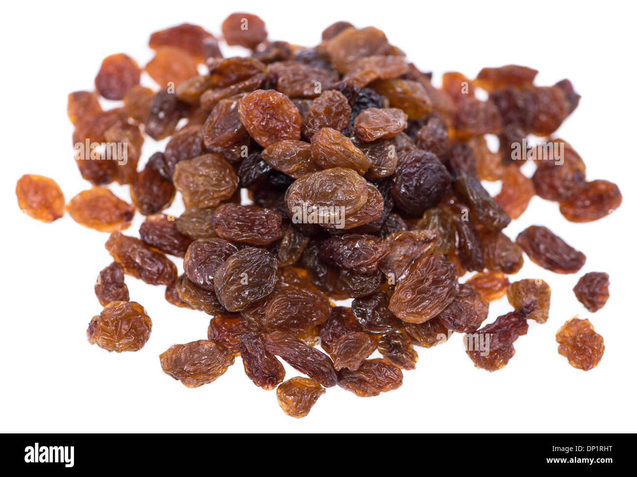 Raisins isolated on white background Stock Photo - Alamy