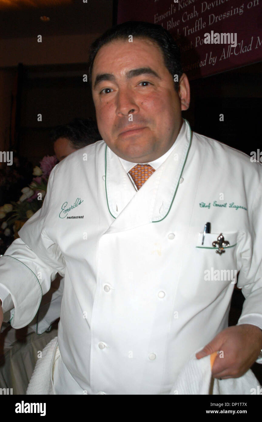 May 08 2006 New York Ny Usa Celebrity Chef Emeril Lagasse At The Stock Photo Alamy