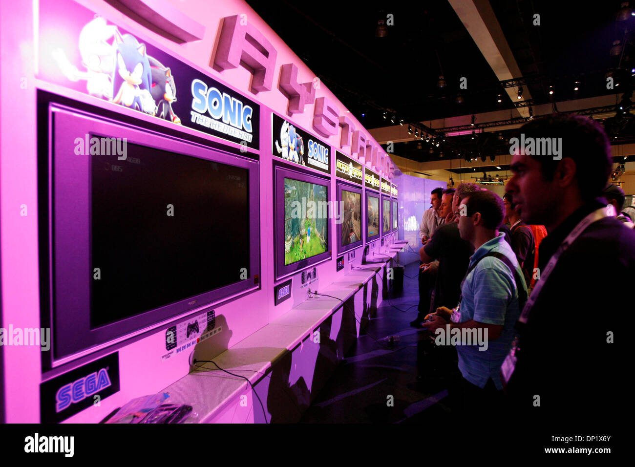 May 11, 2006; Los Angeles, CA, USA; Sony featured its new Playstation 3 at the recent trade-only E3 video game expo in Los Angeles. Mandatory Credit: Photo by Mike Fox/ZUMA Press. (©) Copyright 2006 by Mike Fox Stock Photo