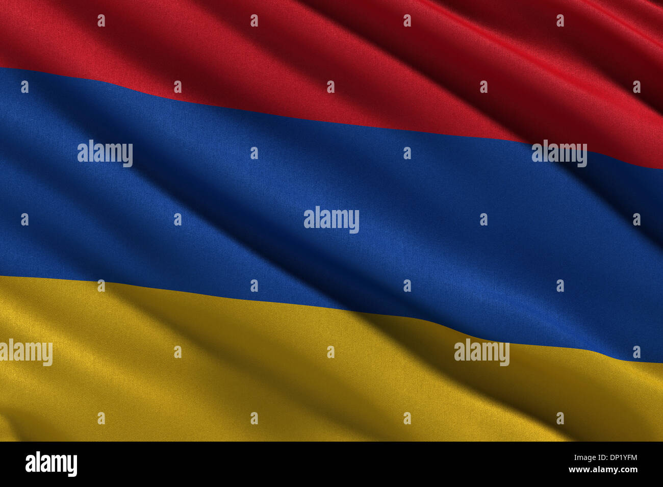 Flag of Armenia waving in the wind Stock Photo - Alamy