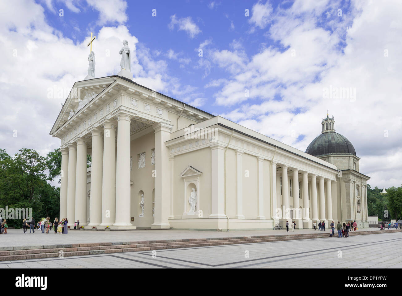 Cathedral of St. Stanislaus, Senamiestis or Vilnius Old Town, Vilnius, Vilnius district, Lithuania Stock Photo