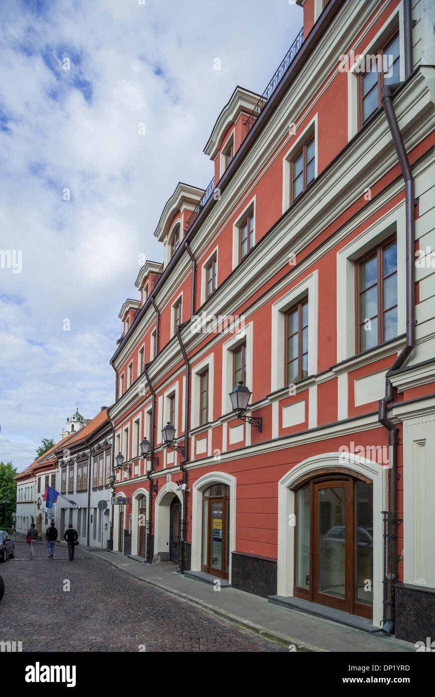 Houses in the historic centre, Senamiestis or Vilnius Old Town, Vilnius