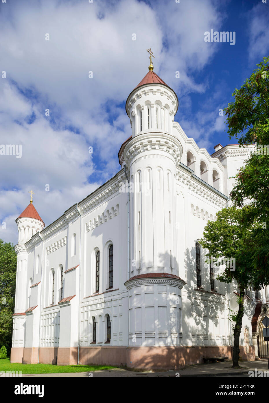 Orthodox Cathedral, Church of our Lady of the Assumption, Vilnius, Vilnius district, Lithuania Stock Photo