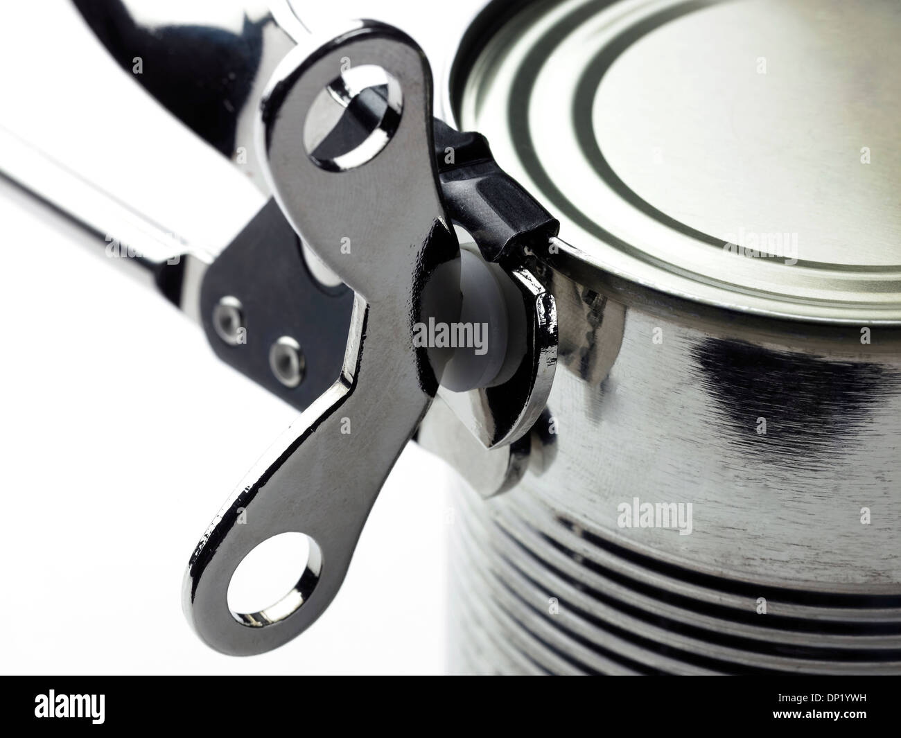 can opener tin opener Stock Photo - Alamy