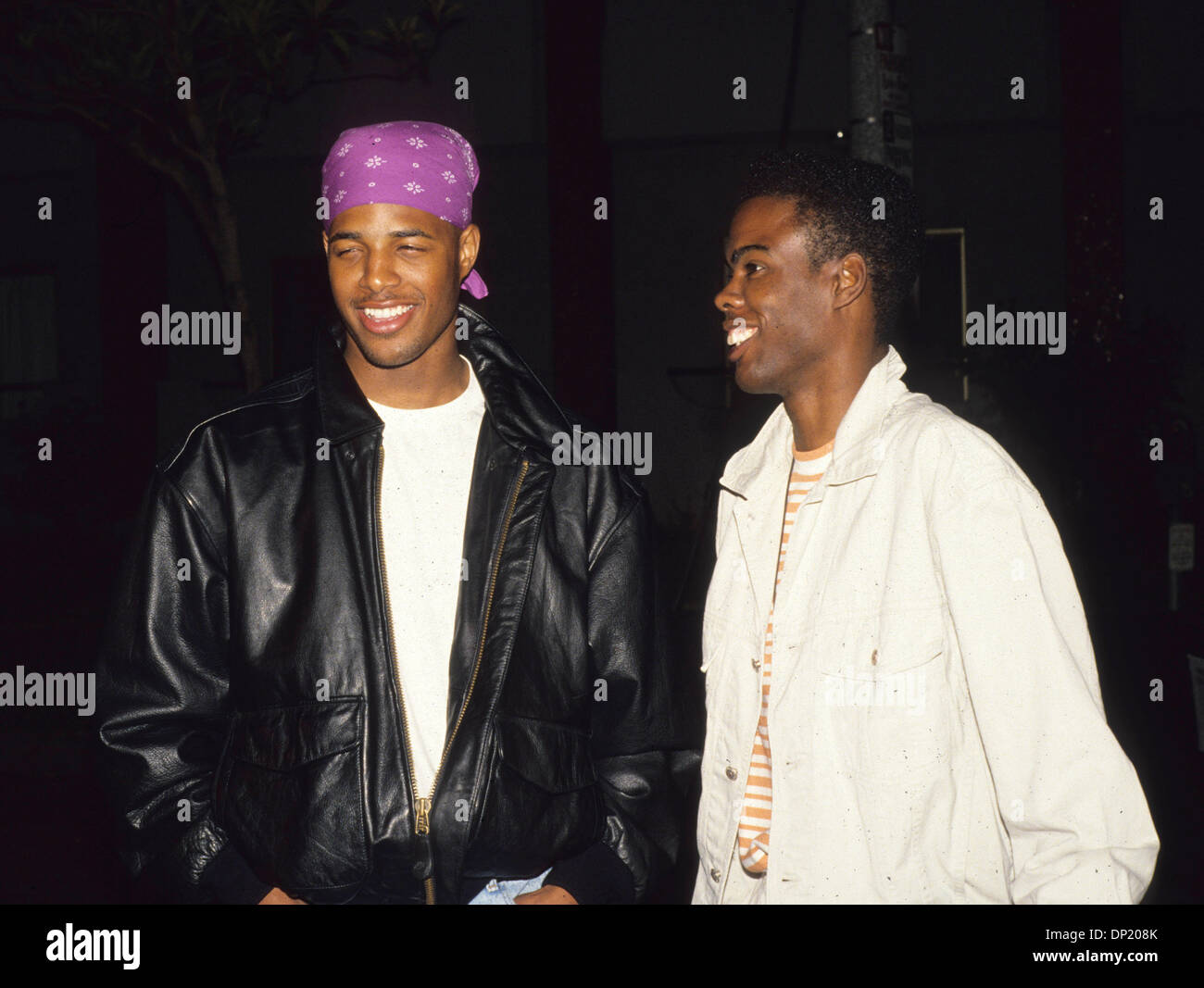 May 11, 2006; Los Angeles, CA, USA; (Stock Photo - Date Unknown) CHRIS ROCK (born February 7, 1965 in Andrews, South Carolina) is an American stand-up comedian and actor. He grew up in Bed-Stuy in Brooklyn, New York.  Pictured: Rock with Shawn Wayans. Mandatory Credit: Photo by Kathy Hutchins/ZUMA Press. (©) Copyright 2006 by Kathy Hutchins Stock Photo