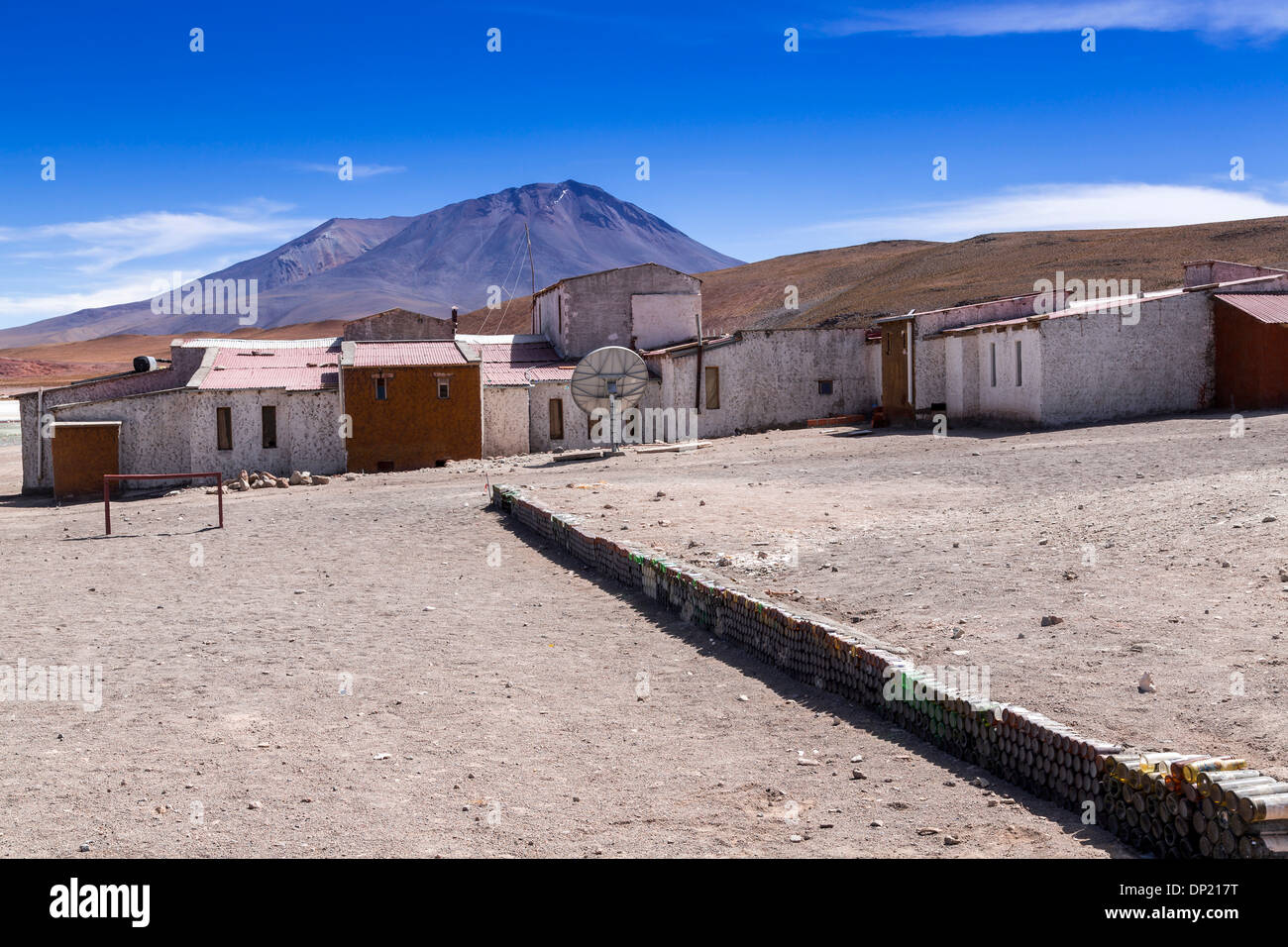 Settlement, Altiplano, Andean Plateau, Andes, Bolivia Stock Photo