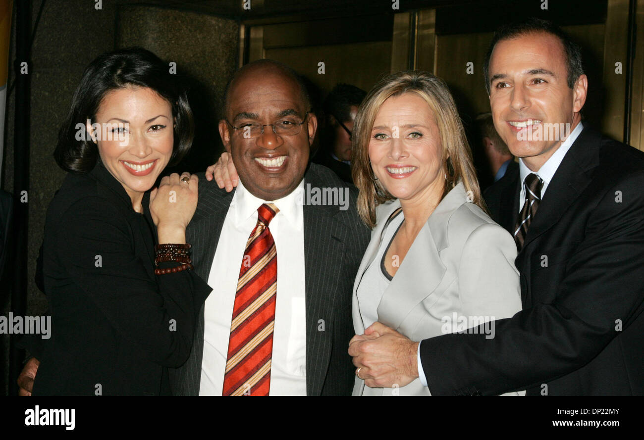 May 15, 2006; New York, NY, USA; 'Today' co-hosts ANN CURRY, AL ROKER,  MEREDITH VIEIRA and MATT LAUER at the arrivals for the NBC 2006-2007  Primetime Upfront held at Radio City Music