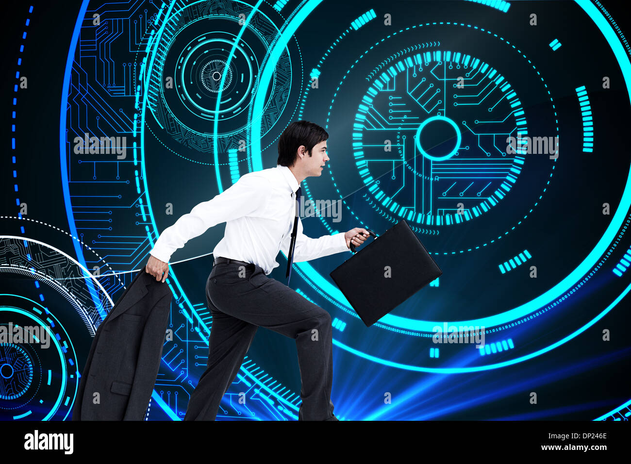 Man walking side view jacket hi-res stock photography and images - Alamy