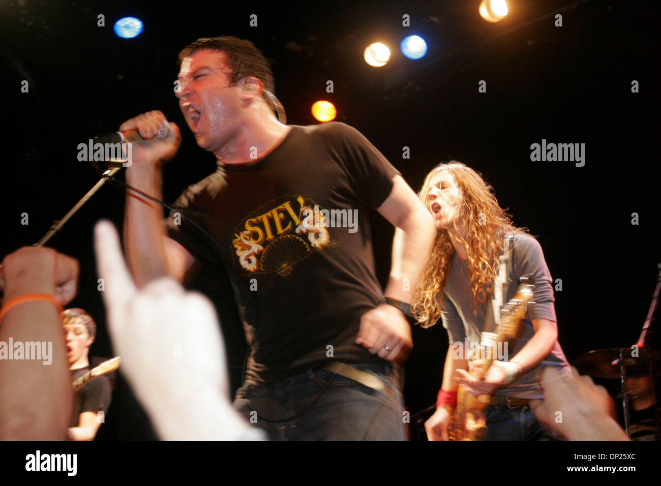 May 17, 2006; New York, NY, USA; Vocalist MAX BEMIS and bassist ALEX