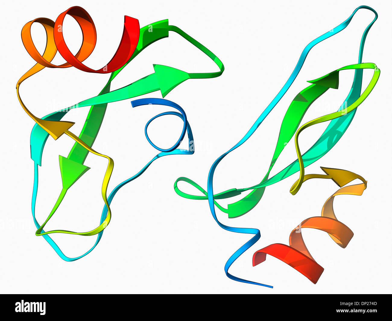 Amyloid precursor protein molecule Stock Photo