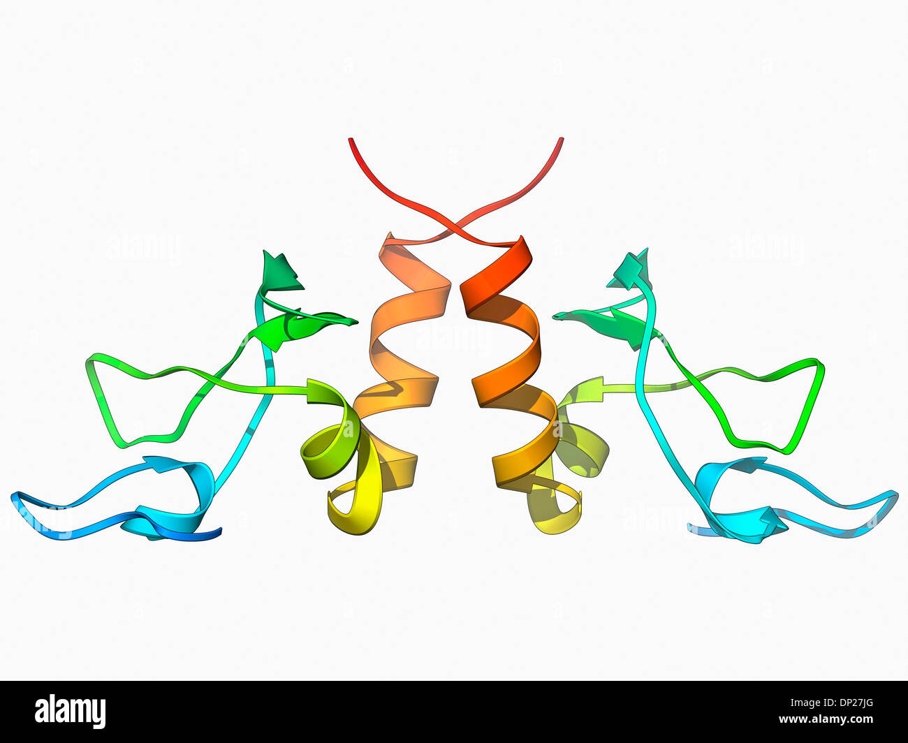 HP1 molecule C-terminal domain Stock Photo