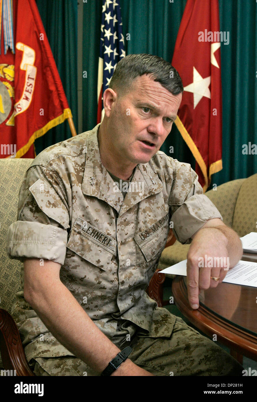 May 19, 2006; Camp Pendleton, CA, USA; Marine Corps Major General