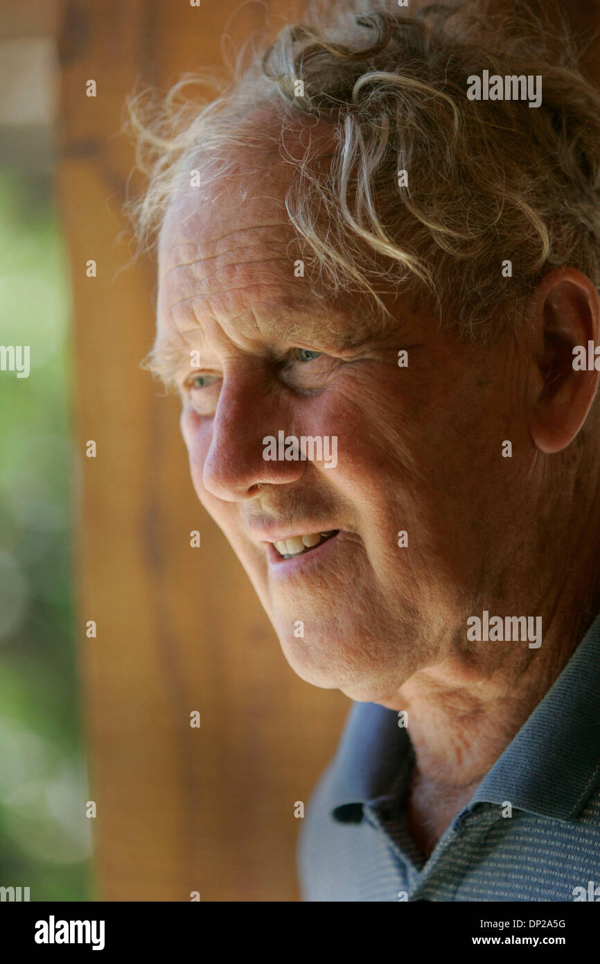 May 24, 2006; Wynola, CA, USA; JAMES HUBBELL, artist is working on