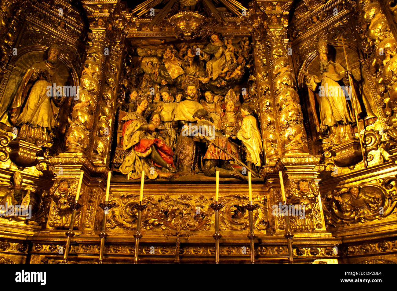 Cathedral interior, Altarpiece of the Foundation of the Mercedarian ...