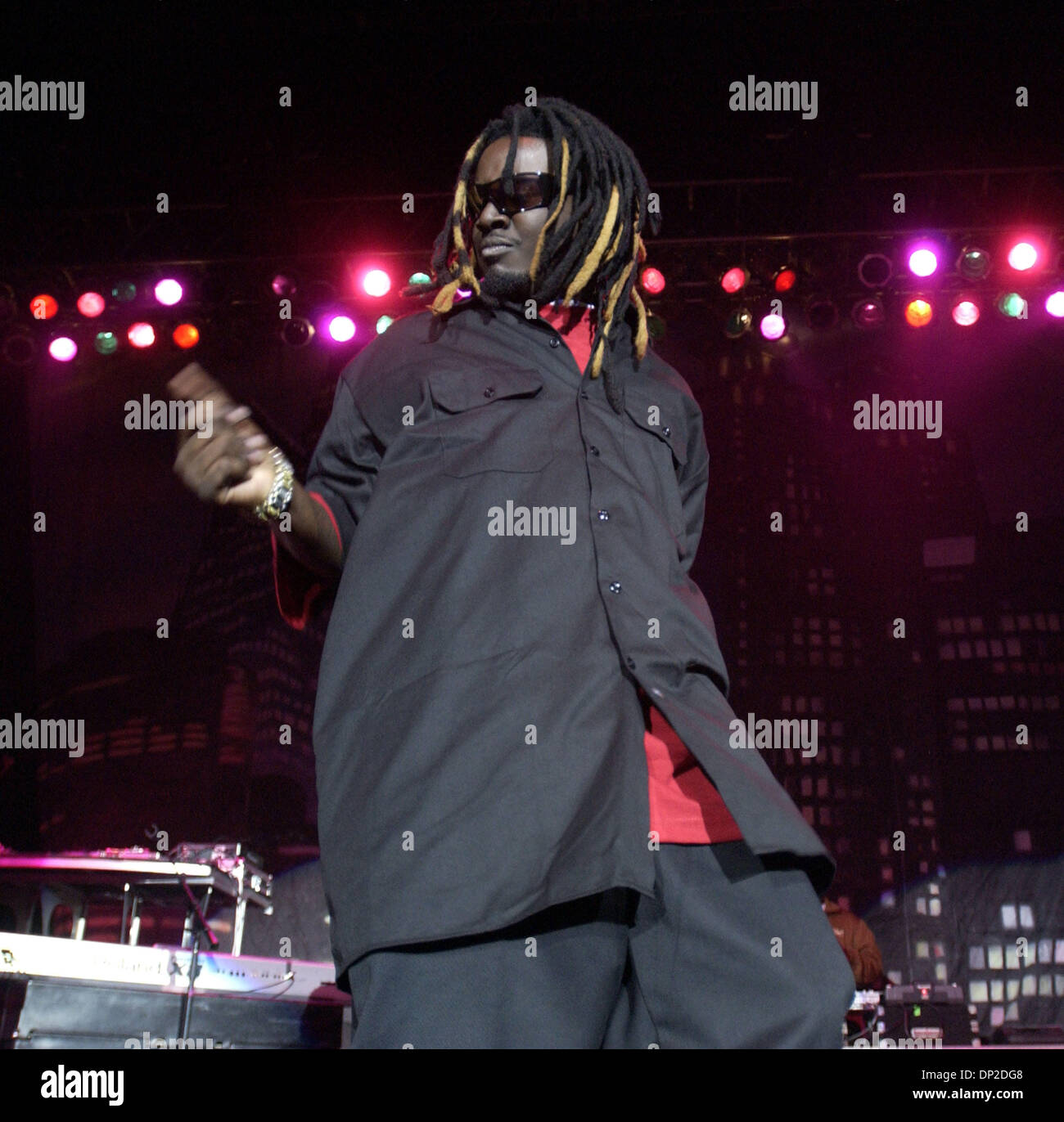 May 28, 2006; Fayetteville, NC, USA; Rap Artist 'TPAIN' performs live