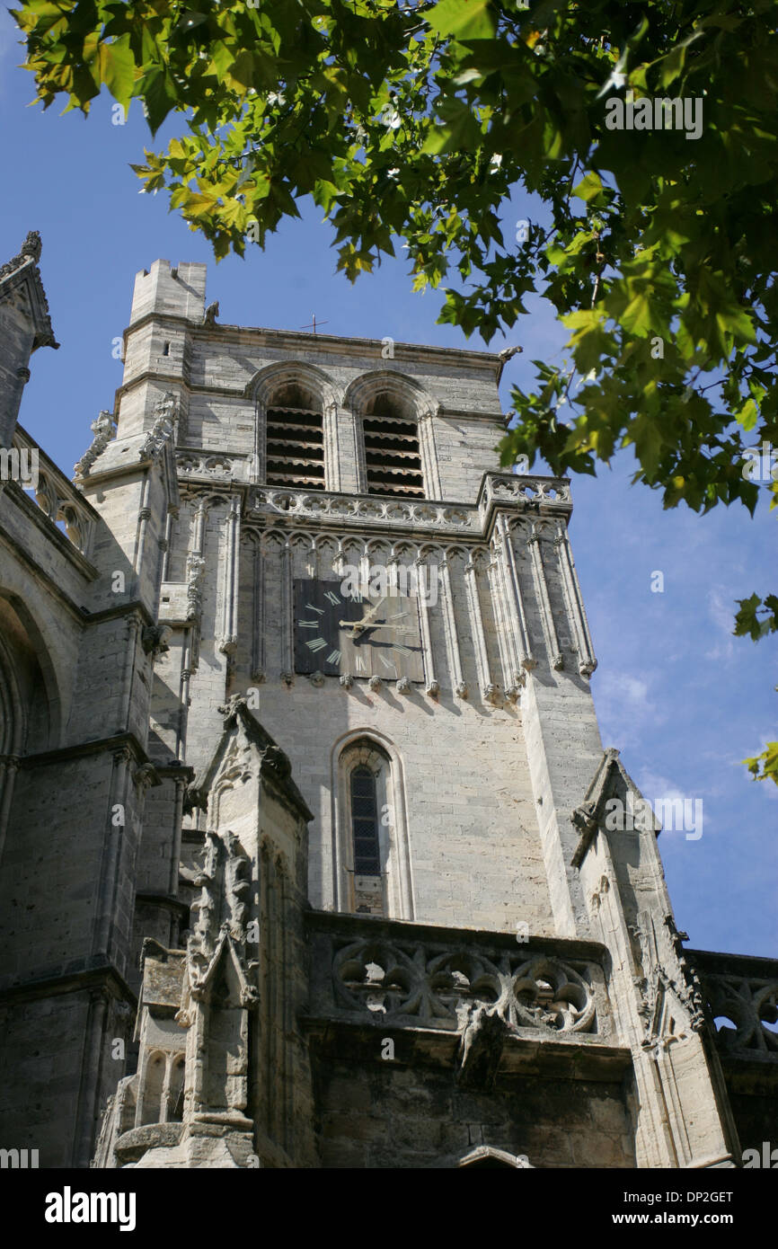 BEZIERS LANGUEDOC FRANCE CATHEDRAL ST NAZAIRE Stock Photo - Alamy