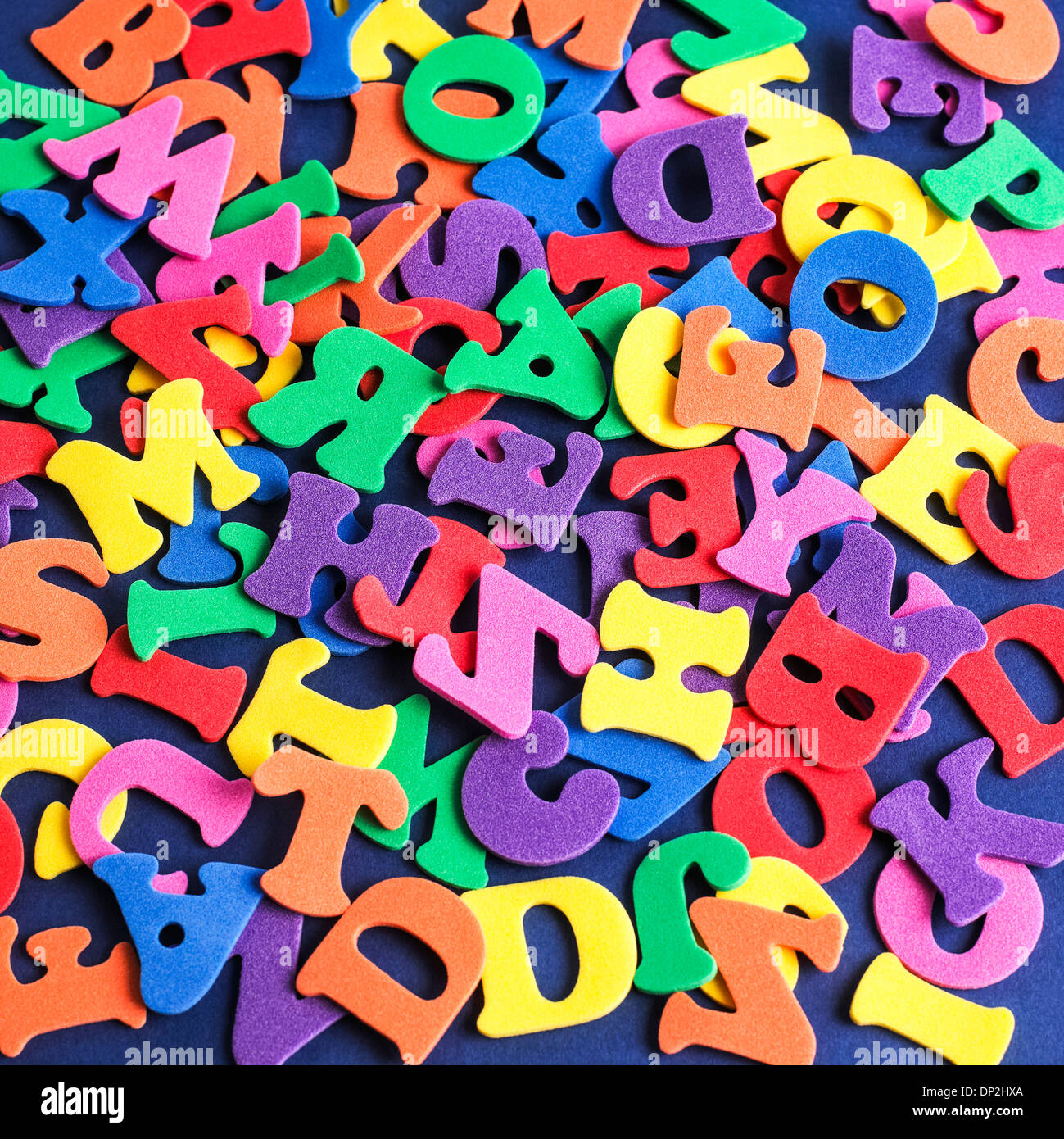 Multicoloured letters Stock Photo