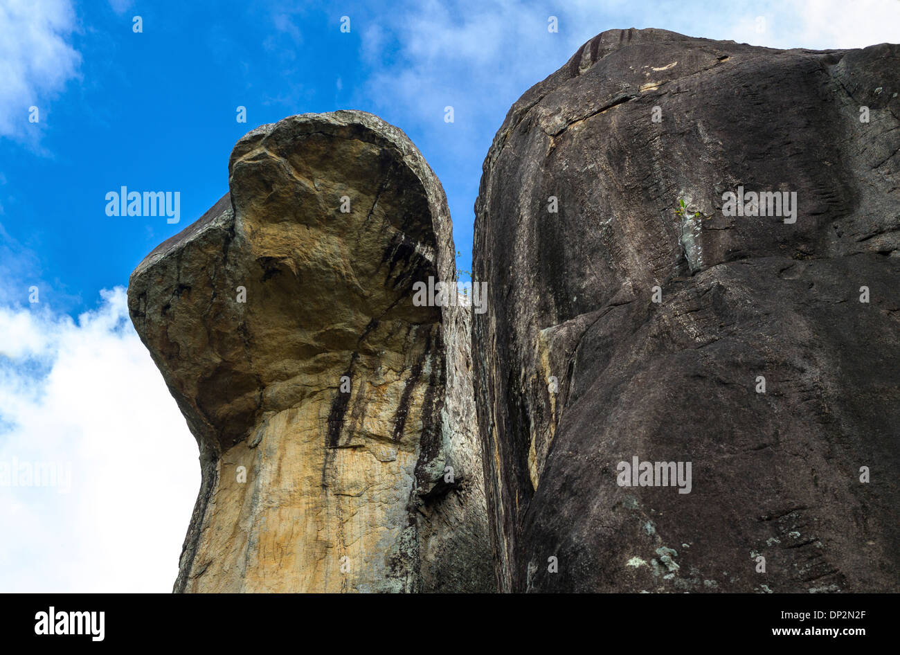 Asia Sri Lanka, Sigiriya, the Lion Rock archaeological site Stock Photo