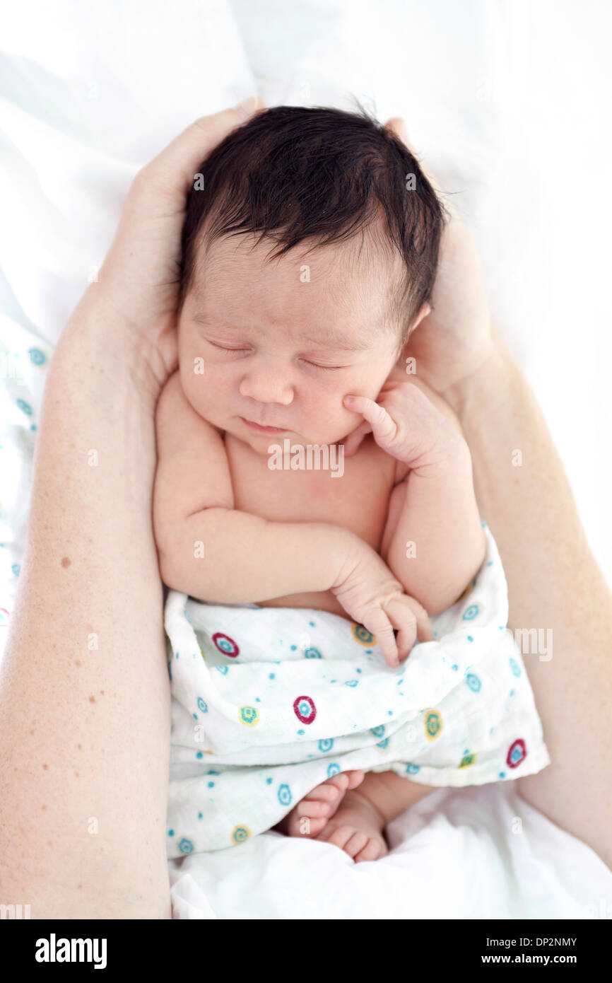 Mother and baby girl Stock Photo